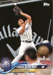 2018 Topps Opening Day Base Set Hunter Renfroe #87 card