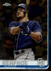 2019 Topps Chrome Base Set Hunter Renfroe #3 card