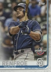 2019 Topps Opening Day Base Set Hunter Renfroe #175 card