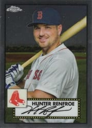 2021 Topps Chrome Platinum Anniversary Base Set Hunter Renfroe #460 card