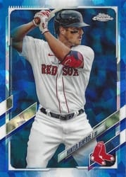 2021 Topps Chrome Update Sapphire Edition Base Set Hunter Renfroe #US95 card