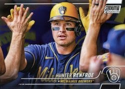 2022 Stadium Club Chrome Base Set Hunter Renfroe #377 card
