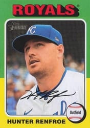2024 Topps Heritage Base Set Hunter Renfroe #592 card