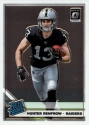 2019 Donruss Optic Base Set Hunter Renfrow #190 card