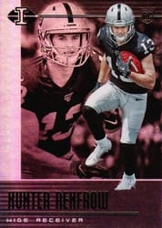 2019 Panini Illusions Base Set Hunter Renfrow #50 card