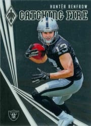 2019 Panini Phoenix Catching Fire Hunter Renfrow #8 card