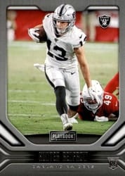 2019 Panini Playbook Base Set Hunter Renfrow #124 card