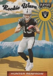 2019 Panini Playoff Rookie Wave Hunter Renfrow #24 card