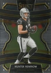 2019 Panini Select Base Set Hunter Renfrow #33 card