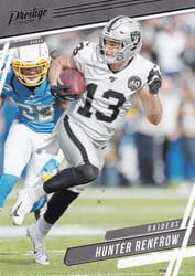 2020 Panini Prestige Base Set Hunter Renfrow #142 card