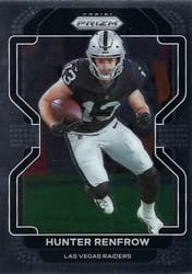 2021 Panini Prizm Base Set Hunter Renfrow #176 card