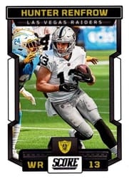 2023 Score Base Set Hunter Renfrow #136 card