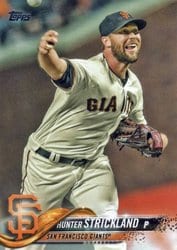 2018 Topps Base Set Hunter Strickland #684 card