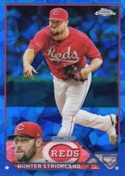 2023 Topps Chrome Sapphire Edition Base Set Hunter Strickland #652 card