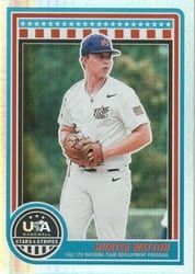 2025 Panini Stars & Stripes Base Set Hunter Watson #112 card