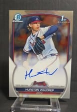 2023 Bowman Draft Chrome Prospect Autographs Hurston Waldrep #CDA-HWA card