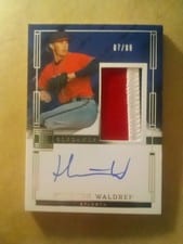 2024 Panini Impeccable Elegance Prospect Jersey Autographs Hurston Waldrep #EPJ-HW card