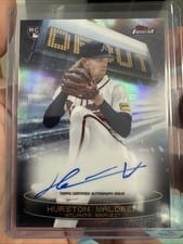 2025 Finest Debut Autographs Hurston Waldrep #DAV-HW card