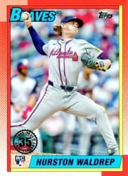 2025 Topps 1990 Topps Baseball (Series One) Hurston Waldrep #T90-18 card