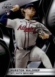 2025 Topps Chrome Black Base Set Hurston Waldrep #103 card