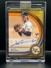 2025 Topps Five Star Five Star Autographs Hurston Waldrep #FSA-HW card