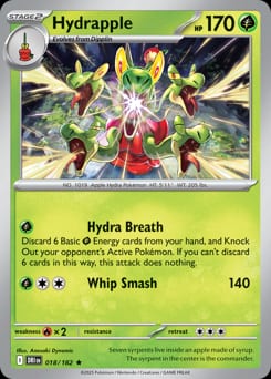 Destined Rivals Hydrapple #18 card