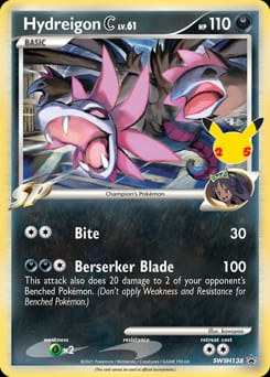 SWSH Black Star Promos Hydreigon C #SWSH138 card