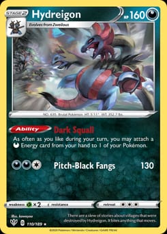Darkness Ablaze Hydreigon #110 card