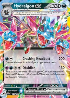 Surging Sparks Hydreigon ex #119 card