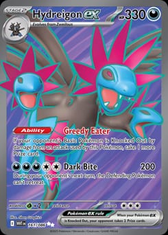 White Flare Hydreigon ex #161 card