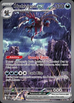 2025 White Flare Hydreigon ex #169 card