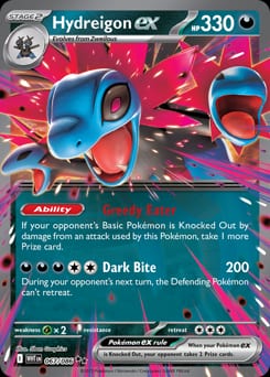 White Flare Hydreigon ex #67 card