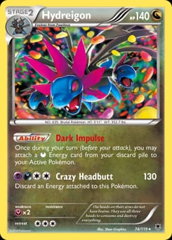 Phantom Forces Hydreigon #74 card