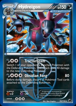 Plasma Freeze Hydreigon #78 card