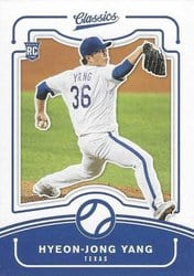 2021 Panini Chronicles Classics Hyeon-Jong Yang #4 card