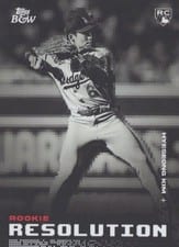 2025 Topps Black & White Rookie Resolution Hyeseong Kim #RR19 card