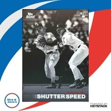 2025 Topps Black & White Shutter Speed Hyeseong Kim #SS11 card