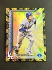 2025 Topps Chrome Update Radiating Rookies Hyeseong Kim #RR-26 card