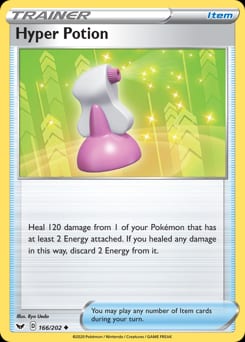 Sword & Shield Hyper Potion #166 card