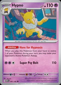 151 Hypno #97 card