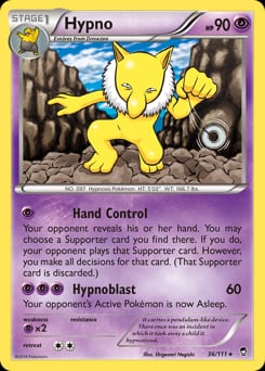 Furious Fists Hypno #36 card