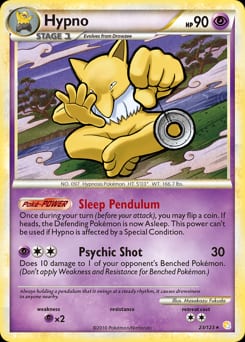 HeartGold & SoulSilver Hypno #23 card