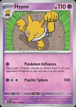 Scarlet & Violet Hypno #83 card