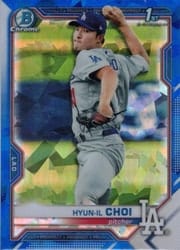 2021 Bowman Sapphire Edition Base Set Hyun-il Choi #BCP-130 card