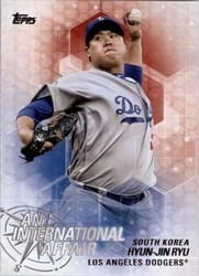 2018 Topps Update An International Affair Hyun-Jin Ryu #IA-38 card