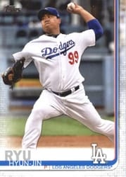2019 Topps Base Set Hyun-Jin Ryu #515 card
