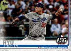 2019 Topps Update Base Set Hyun-Jin Ryu #US297 card