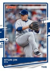 2020 Donruss Base Set Hyun-Jin Ryu #79 card