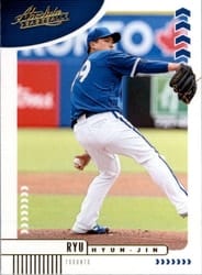 2020 Panini Absolute Base Set Hyun-Jin Ryu #60 card