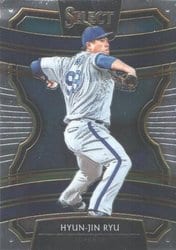 2020 Panini Select Base Set Hyun-Jin Ryu #50 card